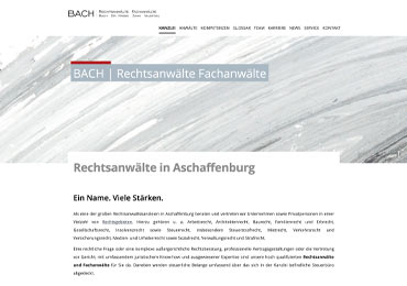 Homepage für Aschaffenburger Rechtsanwalt