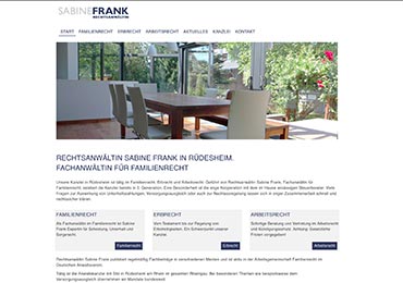 Website für Rechtsanwälte im Rheingau, Rüdesheim
