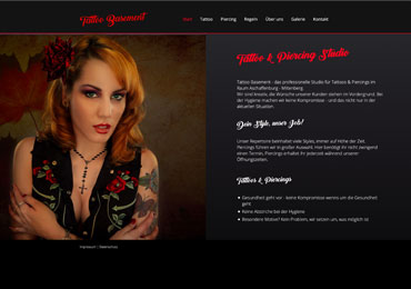 Webdesign Tattoo Studio
