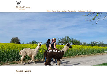 Website Alpaka-Event