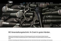Webseite der BO-Veranstaltungstechnik