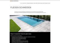 Homepage von fliesenschneiden, SEO-optimiert