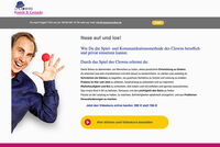 Webseite mit Buchungsfunktion für einen Workshop-Anbieter