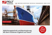 Webseite JP Abdichtungstechnik, seo-optimiert, beworben mit Google Ads